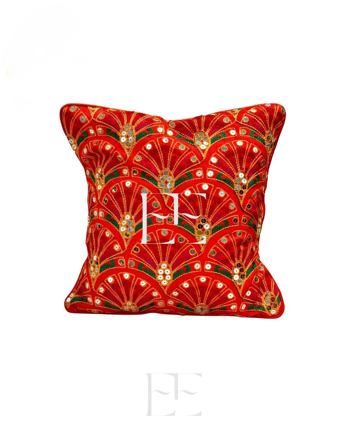 A250 Phulkari Embroidery Cushion Covers Set Of 5 Pcs