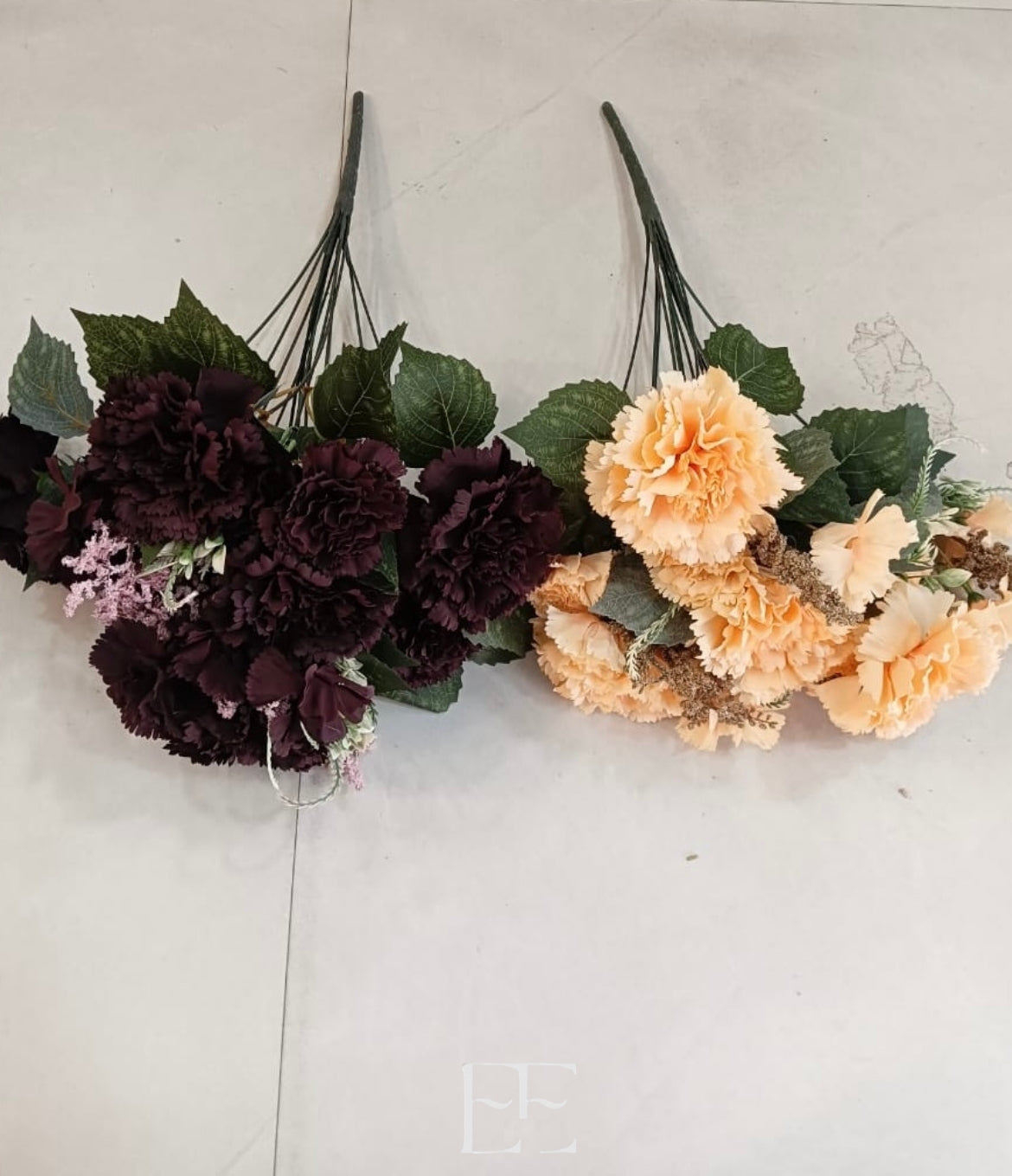 A130 Bunch of 9 flowers x 4 fillers