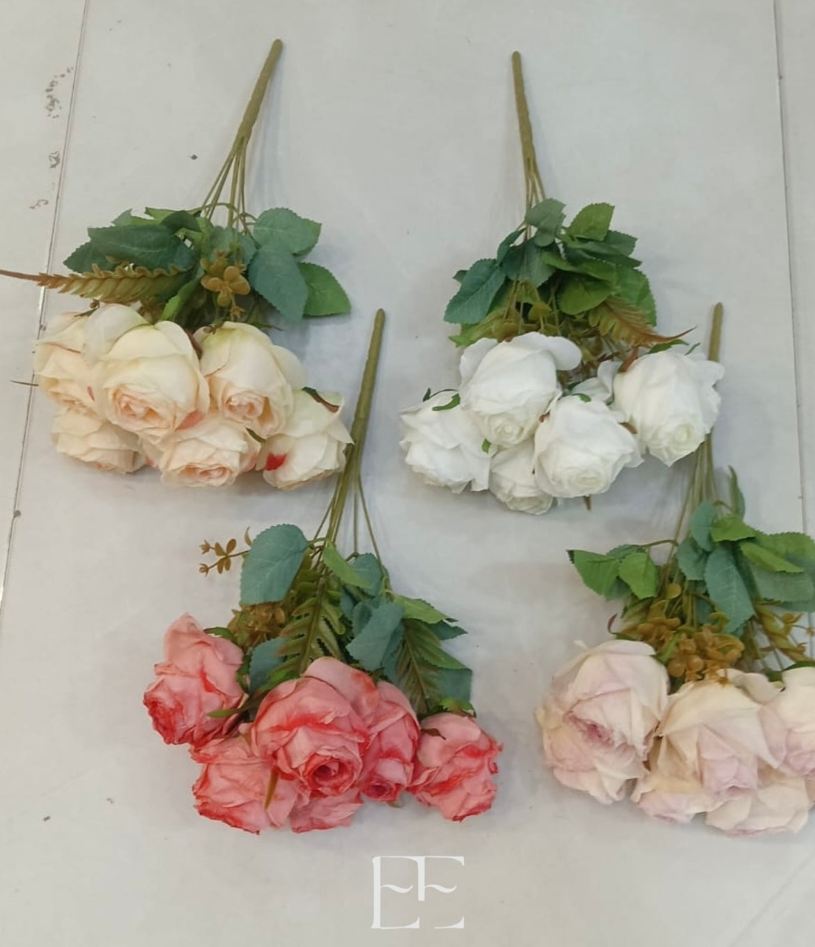 A202 7 Head Silk Rose Bunch