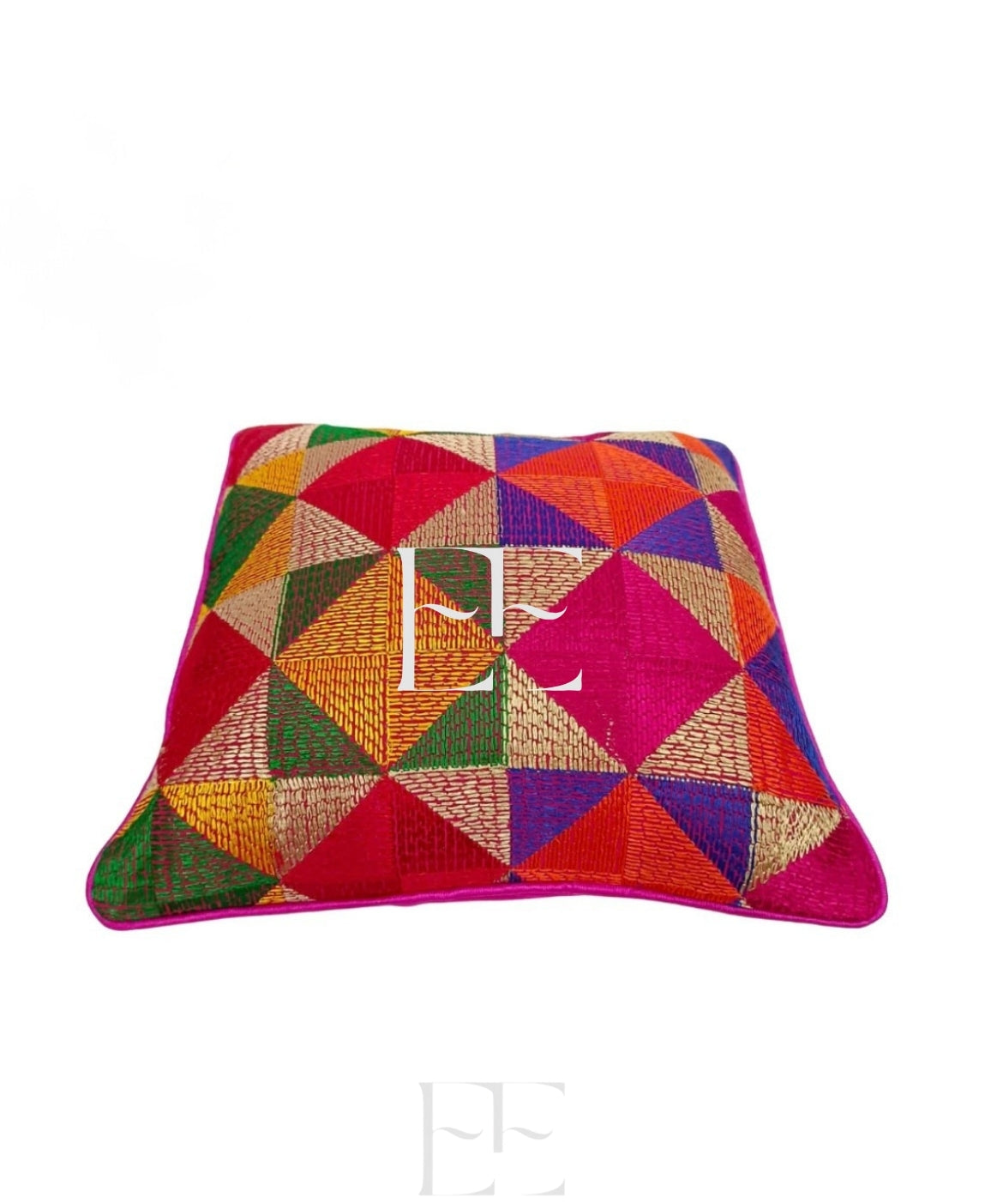 A255 Phulkari Embroidery Cushion Covers | Set Of 5 Pcs