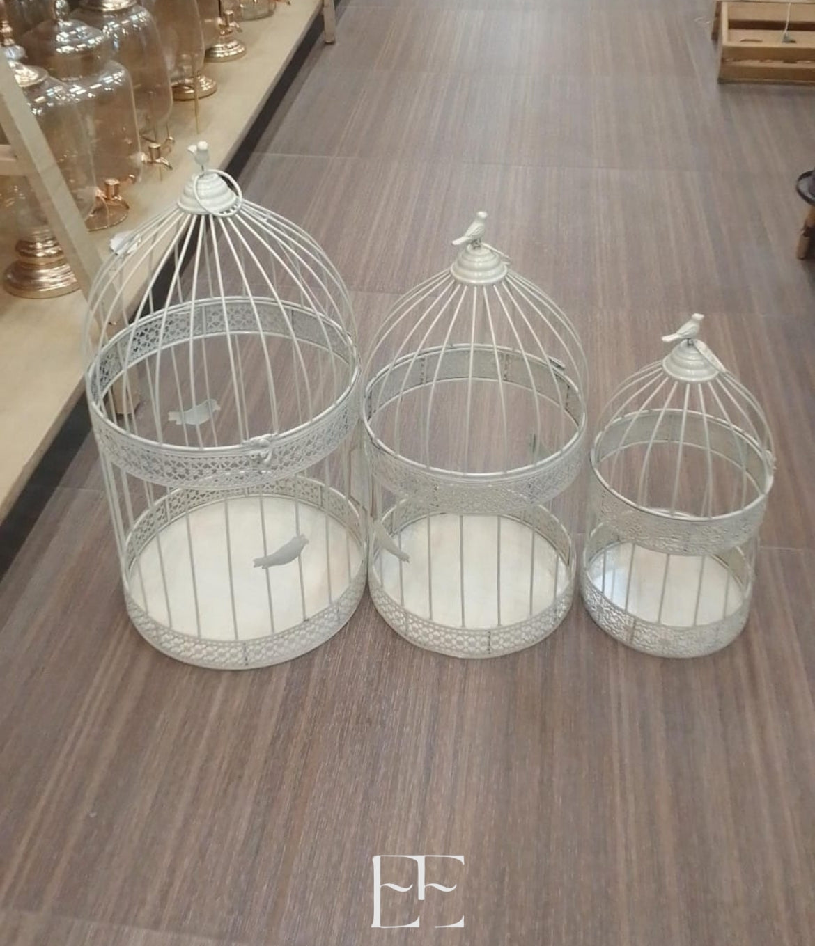 A115 Metal Cage for Decor Set of 3 pcs