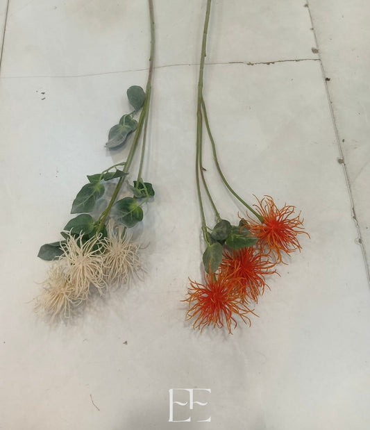 A215 Faux Thristle Spray Flower