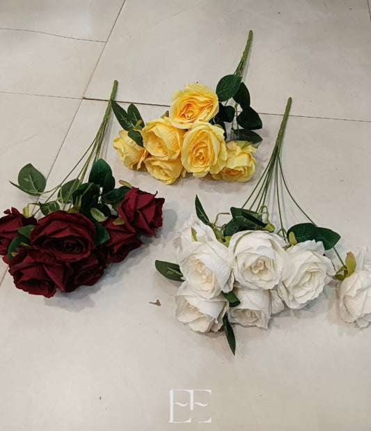 A142 Artificial Roses Bunch of 7