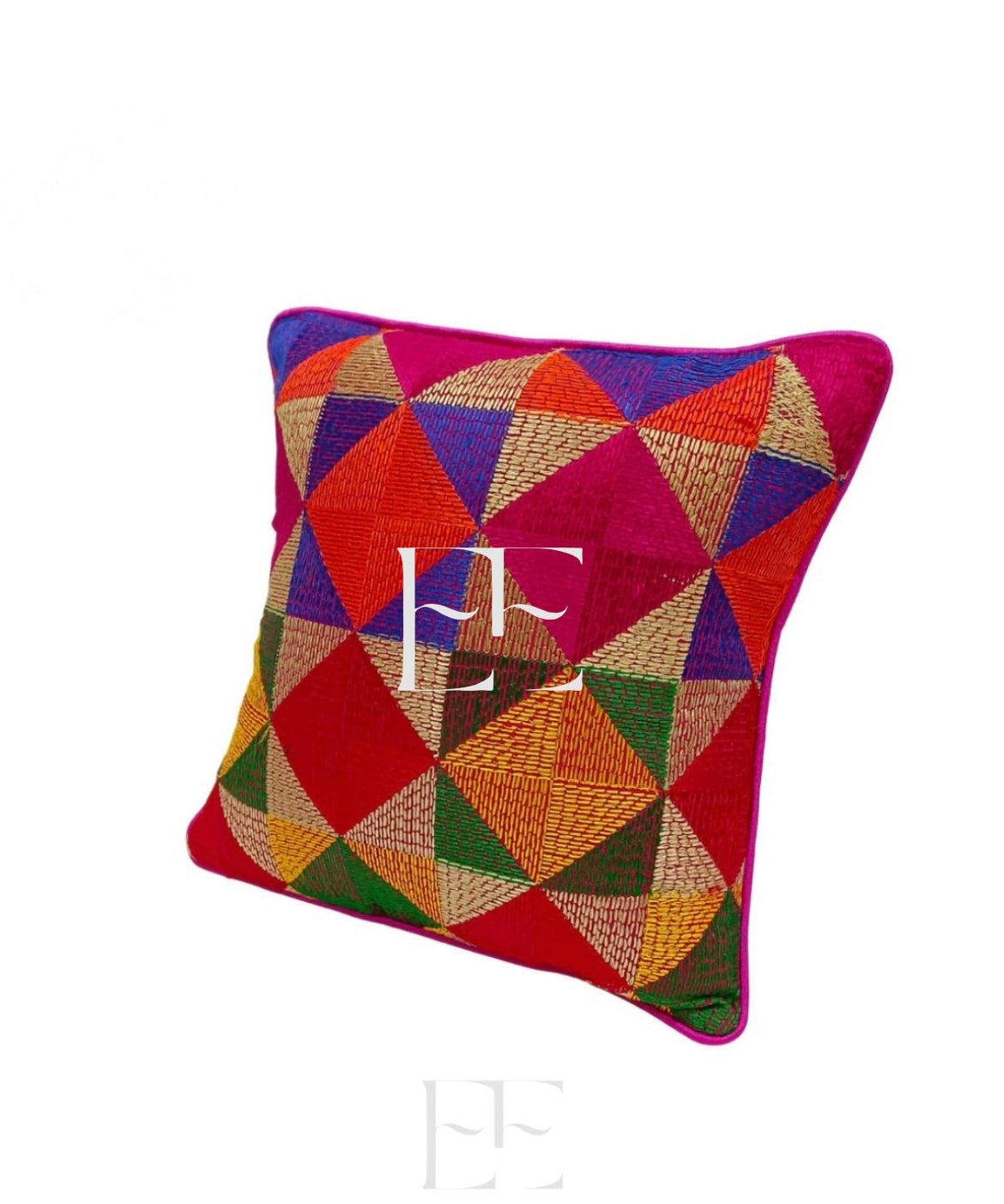 A255 Phulkari Embroidery Cushion Covers | Set Of 5 Pcs