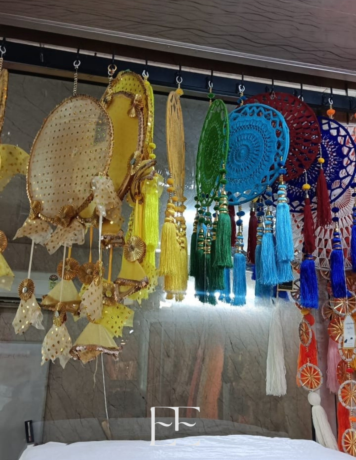 A102 Artificial Marigold Floral Hanging Garland