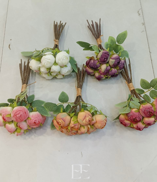 A187 10 Head Peony Bunch