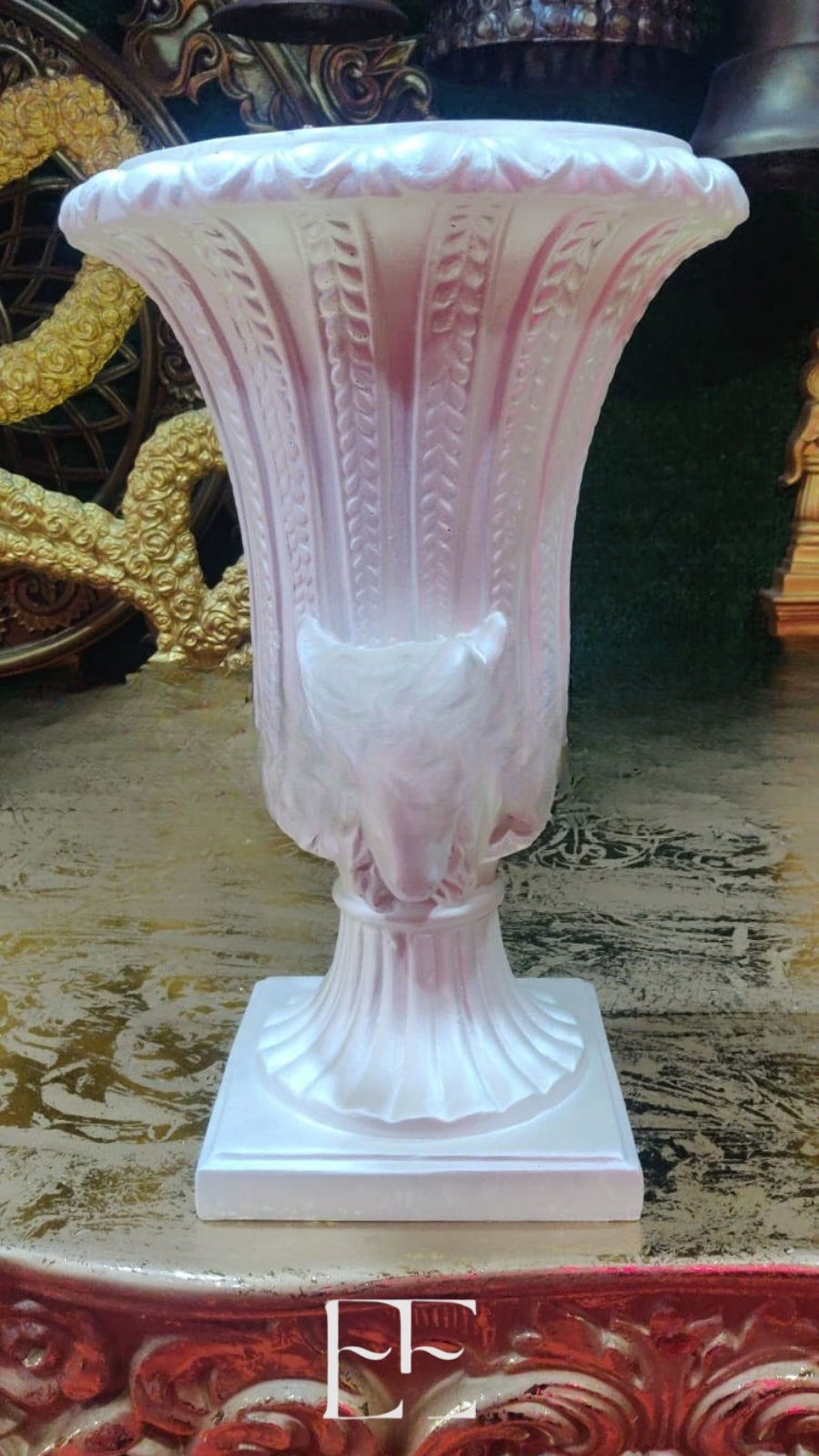 A065 Handmade Fiberglass Flower Pot