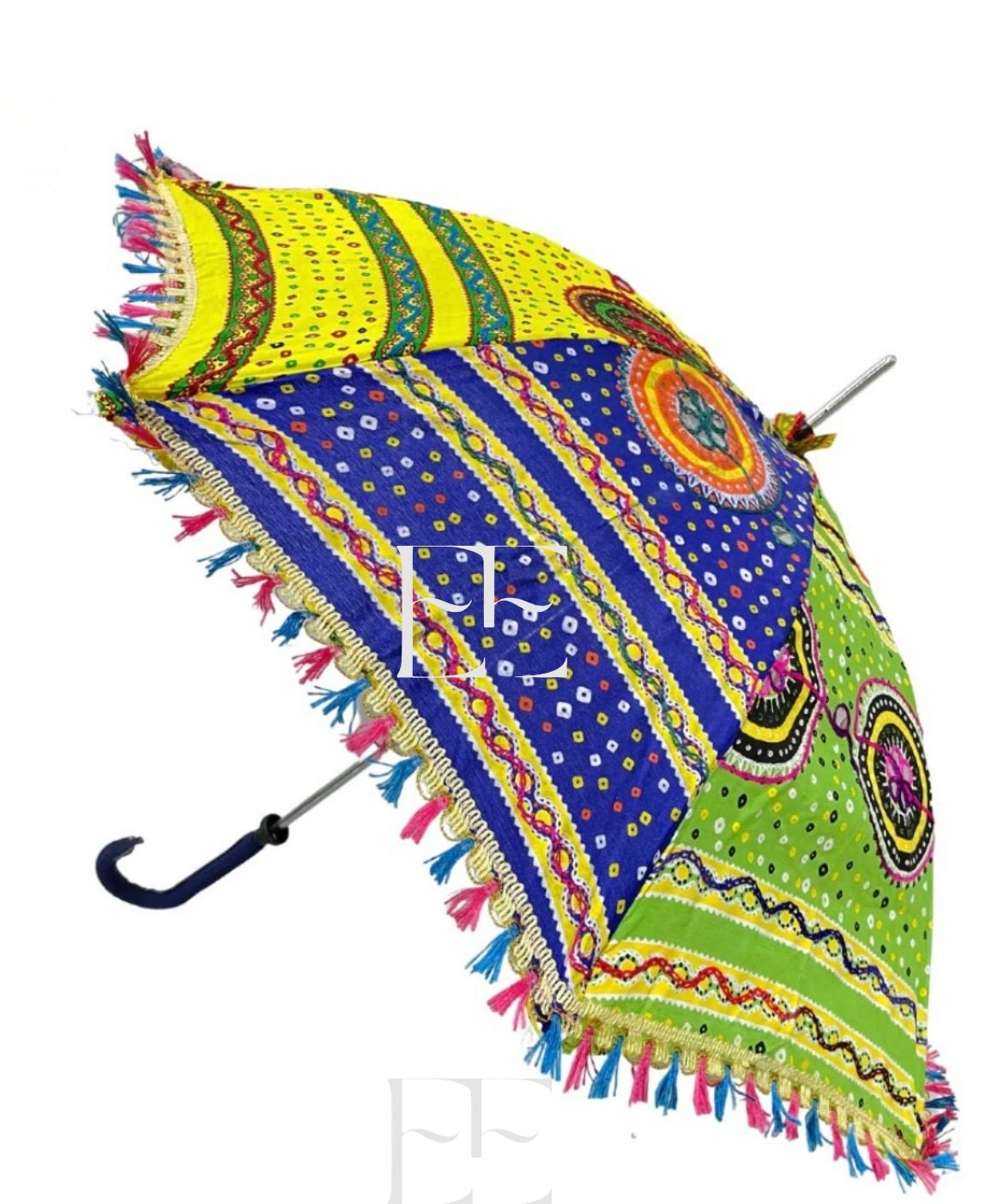 A253 Multicolour Rajasthani Umbrella