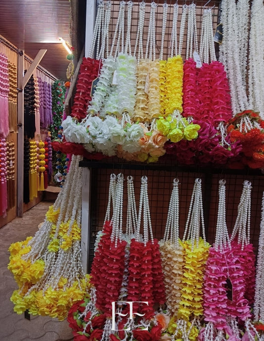 A107 Fabric Hanging Décor Installation