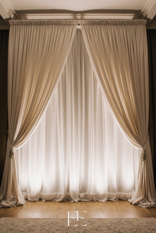 A301 Luxury Touch Fabric Backdrop (Customisation available in Colour, Size & Style)