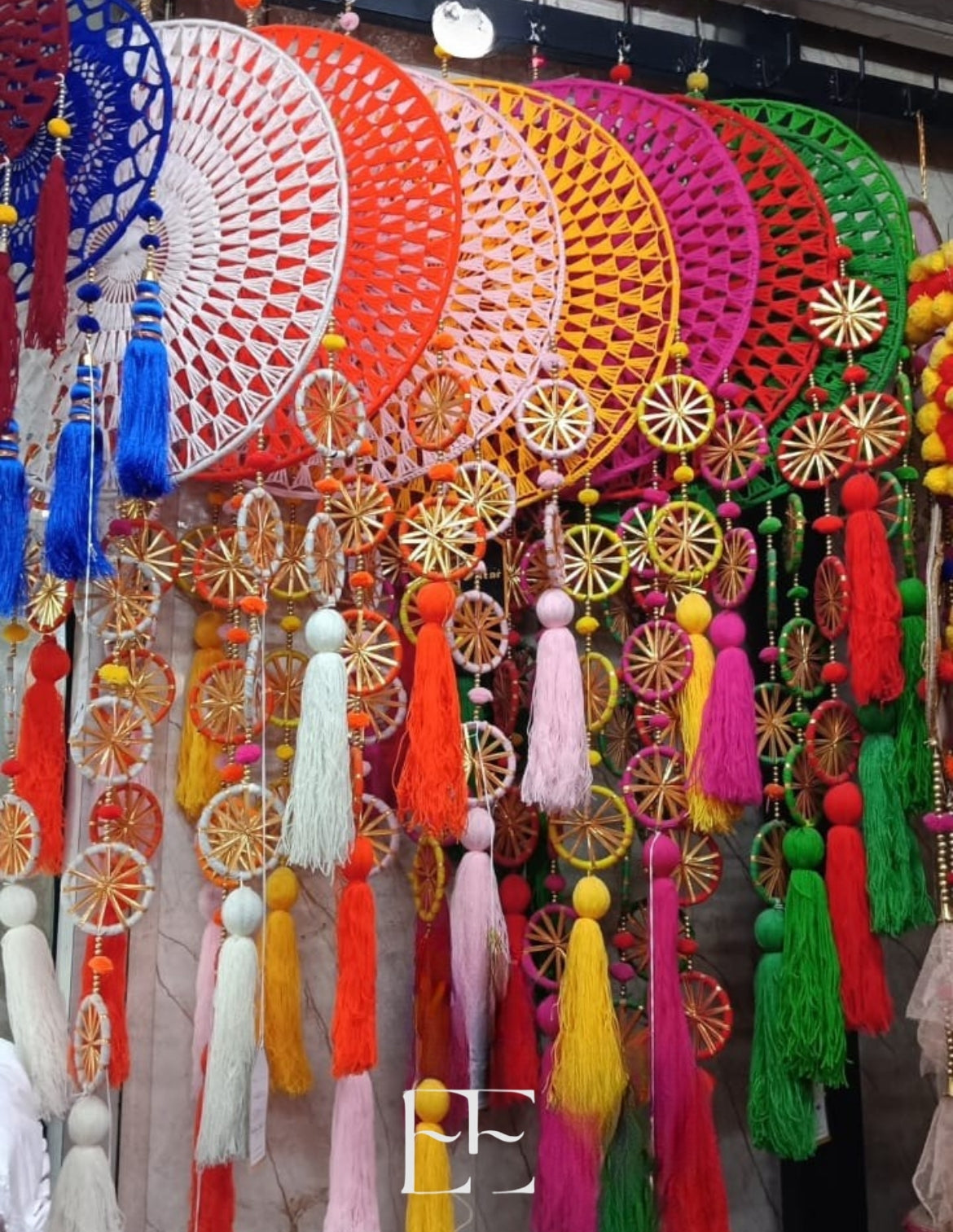 A102 Artificial Marigold Floral Hanging Garland